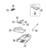 6QM18MS7AA - Electrical: Overhead Console for Mopar Image