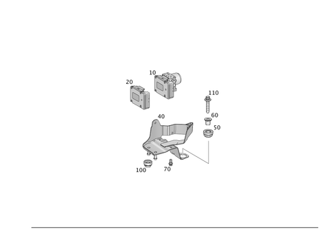 Hydraulic Unit for 2015 Mercedes-Benz ML250 #0