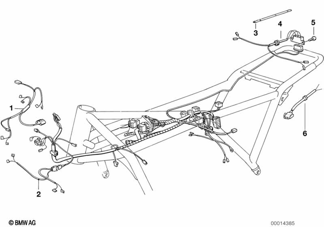61121459460 - : Wiring Harness Trim       for BMW-Motorrad Image