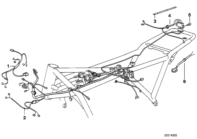 61121459669 - : Wiring Turn Signal Front for BMW-Motorrad Image