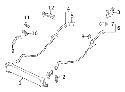 Trans Oil Cooler for 2022 BMW X5 #1