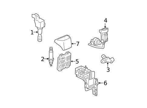 Ignition Coil for 2011 Chevrolet HHR #0