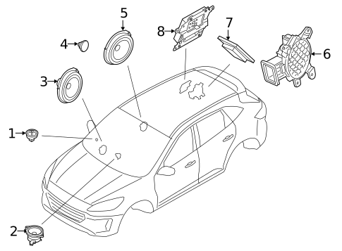 Antenna & Radio for 2025 Ford Bronco Sport #0