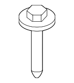 7129907533 - Body: Bumper Bracket Screw for BMW Image