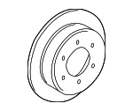1770994 - Brakes: ACDelcoâ„¢ Rotor for Hummer: H3, H3T Image