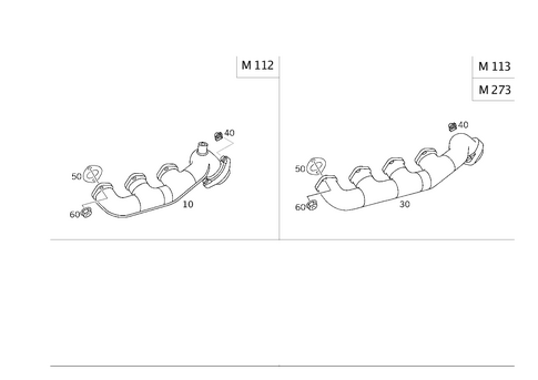 Exhaust Manifold for 2006 Mercedes-Benz G55 AMG #0
