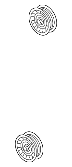 LR036304 - Cooling System: Idler Pulley for Land Rover: Defender 110, Defender 130, Defender 90, Discovery, Range Rover, Range Rover Sport, Range Rover Velar Image