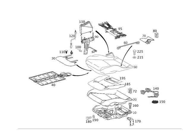 4639063400 - : Heater Pad for Mercedes-Benz Image
