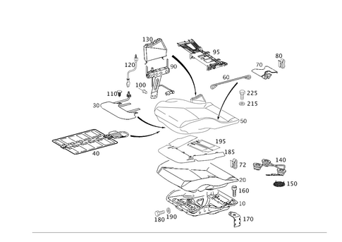 Right Seat for 2003 Mercedes-Benz G55 AMG #0