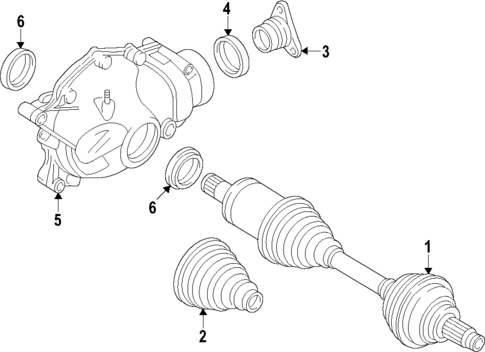 Differential for 2024 BMW 330e xDrive #1