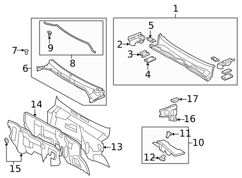 Cowl for 2011 Lexus LX570 #0