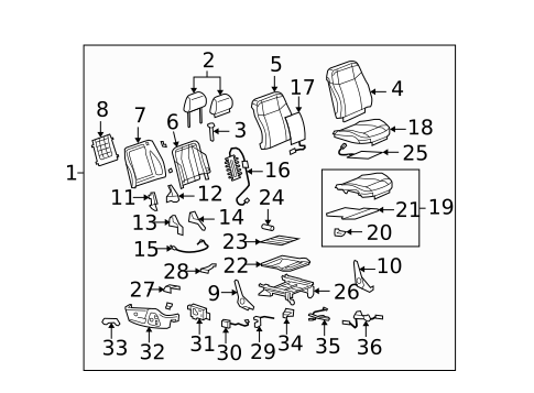 Power Seats for 2010 Hummer H3T #1