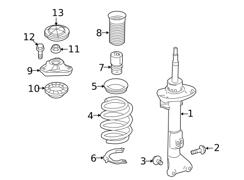 Struts & Components for 2016 Mercedes-Benz E350 #0