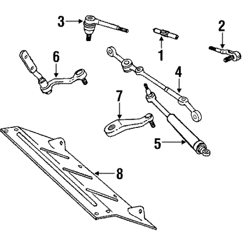 Steering Gear & Linkage for 1986 GMC Jimmy S15 #7