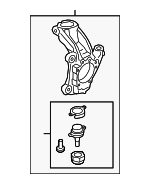 KK3Z3K185D - Suspension: Knuckle for Ford: Transit-150, Transit-250, Transit-350, Transit-350 HD Image