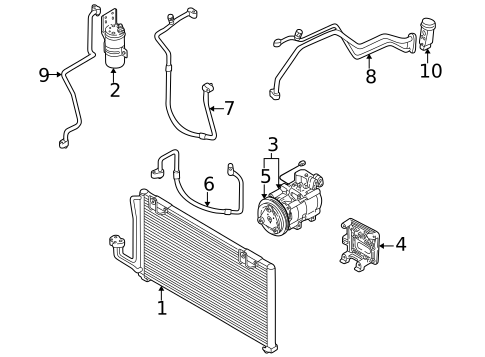 Brackets, Flanges & Hangers for 2003 Kia Spectra #0