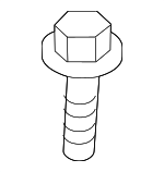 30640937 - Engine: Rear Mount Bolt for Volvo Image