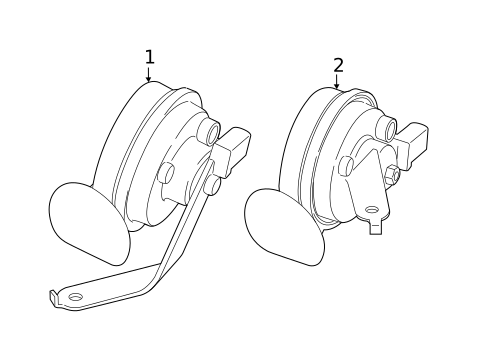 Horn for 2016 BMW 640i #0