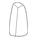 1K0881606B31X - Body: Grip for Volkswagen: Jetta, Passat Image