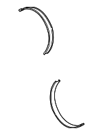 22990926 - : Compressed Natural Gas (CNG) Tank Insulator for Chevrolet: Silverado 2500 HD, Silverado 3500 HD | GMC: Sierra 2500 HD, Sierra 3500 HD Image