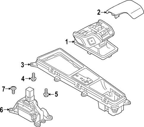 Console for 2025 Audi RS7 Sportback #4