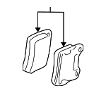 4837241 - : Disc Brake Pads for Saab: 9-3, 900 Image