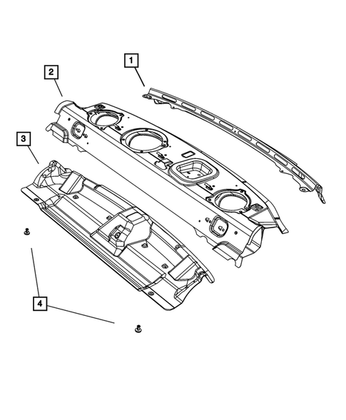 Shelf Panel for 2014 Dodge Challenger #0