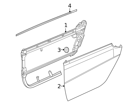 Exterior Trim - Door for 2014 Smart Fortwo #0