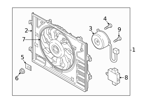 Cooling Fan for 2020 Fiat 124 Spider #0
