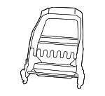 68034098AA - Body: Seat Back Frame for Mopar Image