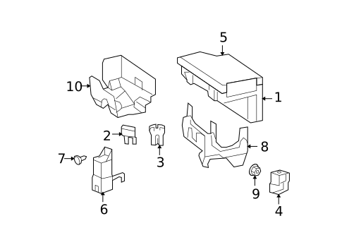 Fuse & Relay for 2010 Dodge Caliber #0