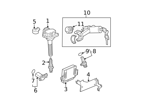Powertrain Control for 2003 INFINITI G35 #1