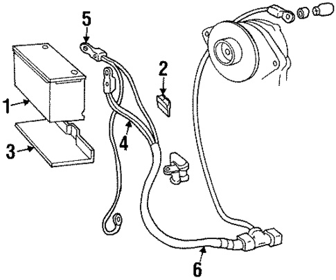 Battery for 1998 Cadillac DeVille #0