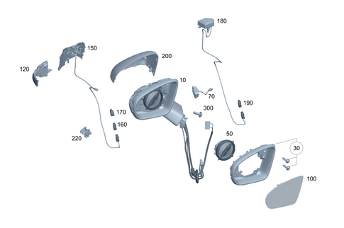 Outside Mirror for 2026 Mercedes-Benz AMG GT 63 Pro #0