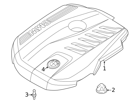 Engine Appearance Cover for 2025 BMW X3 #0