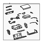 5542076160C0 - : Center Display Assembly for Lexus Image