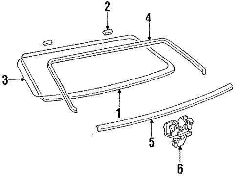 Reveal Moldings for 1993 Lexus GS300 #0