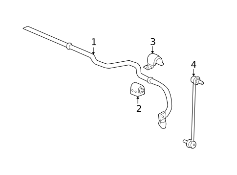 Stabilizer Bar & Components for 2010 Chevrolet Cobalt #0