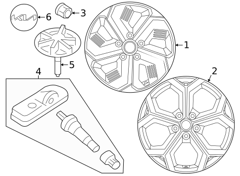 Wheels for 2023 Kia Niro #0