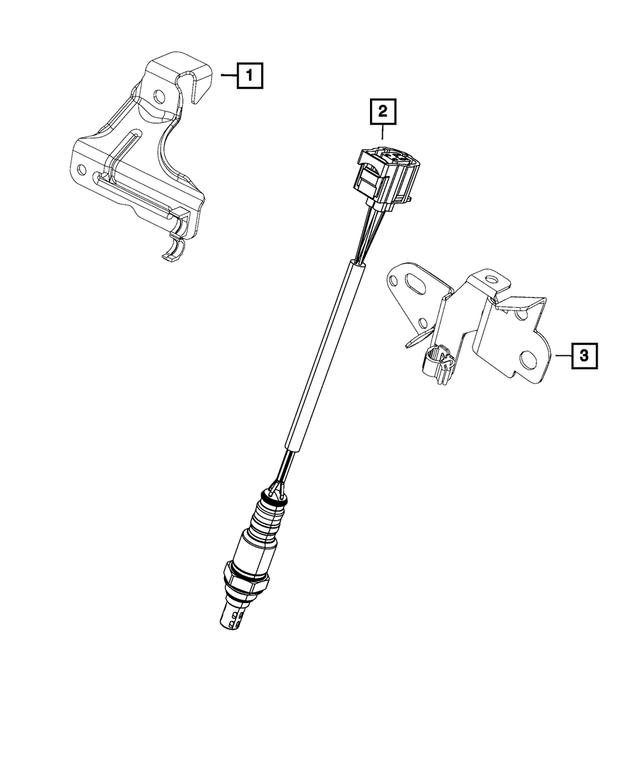 « 68192830AA – Electrical : Sonde D`oxygène Support pour Mopar Image »