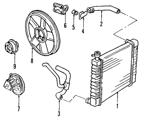 Cooling System for 2005 Pontiac Sunfire #0