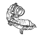 17400F0020 - : Mnfd W/Converter for Lexus: NX350, RX350, RX500h, TX500h Image