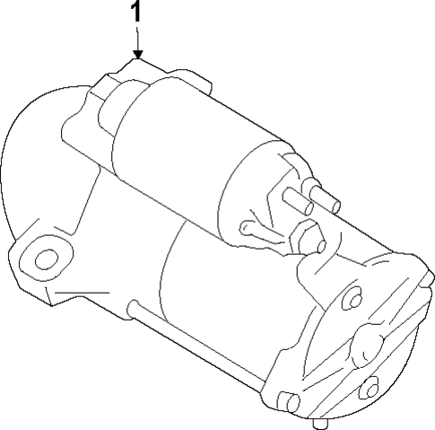 Starter for 2014 Ford Edge #1