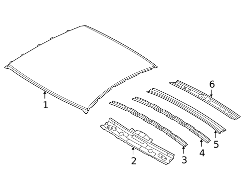 Roof & Components for 2013 Hyundai Genesis Coupe #0