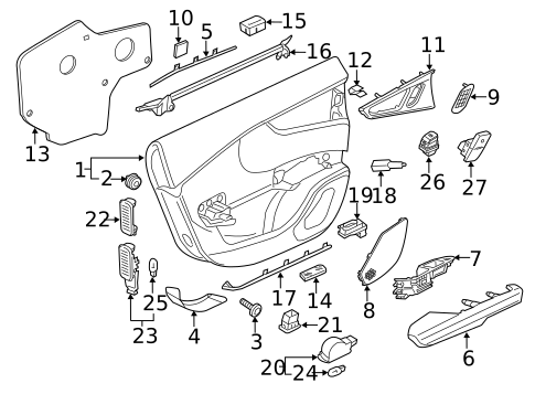 Front Door for 2014 Audi RS7 #5