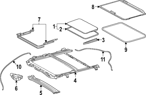 Sunroof for 2025 Toyota Camry #1