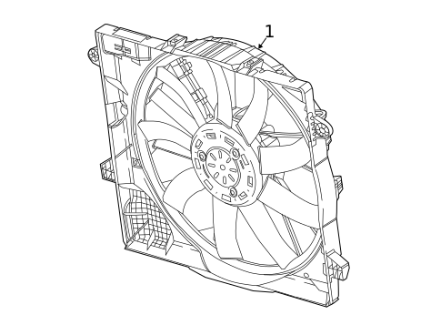 Cooling Fan for 2021 Jeep Wrangler #0