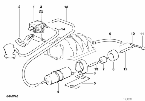 Vacuum Control for 1995 BMW 530i #0