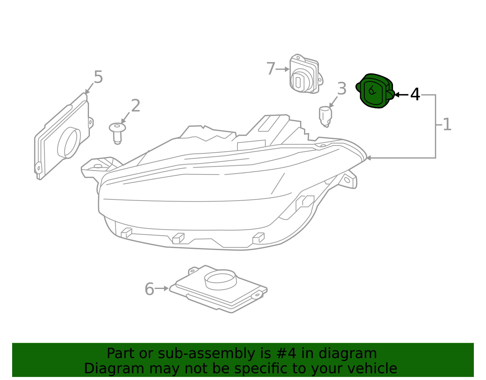 Headlight Control Module 31395943 | TascaParts.com