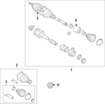 4347412240 - : 2019-2022 Toyota Corolla - Damper for Toyota: Corolla Image